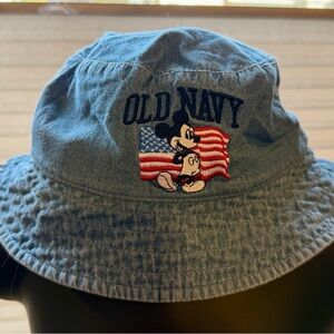 Old Navy Mickey Mouse Denim Bucket Hat Old Navy x Disney